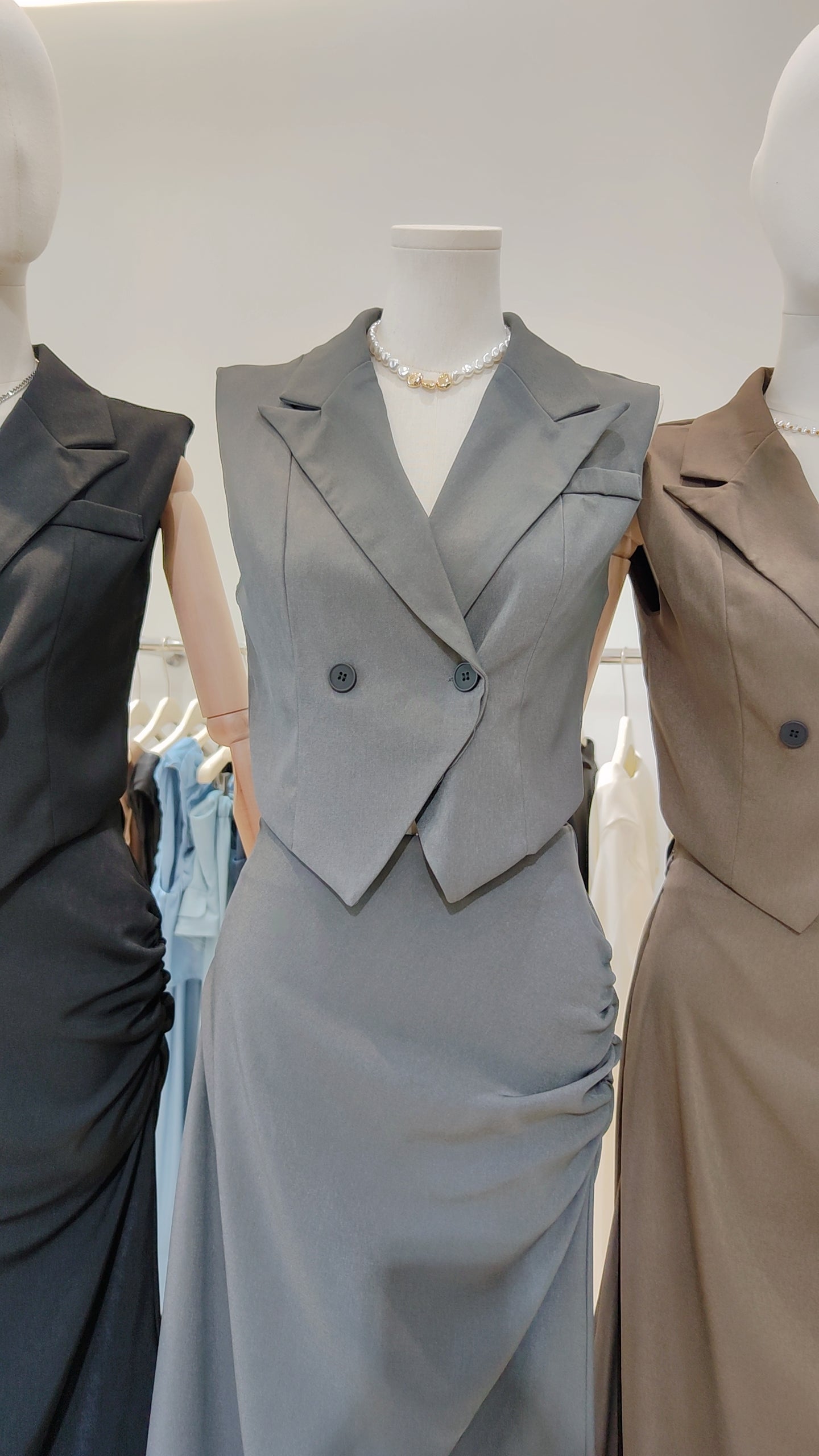 The "Milano" Blazer & Skirt Set