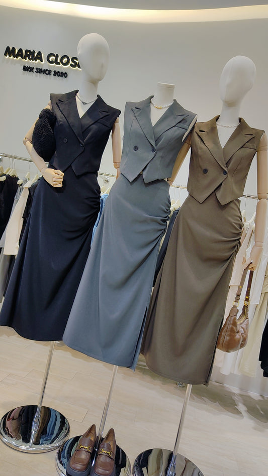 The "Milano" Blazer & Skirt Set