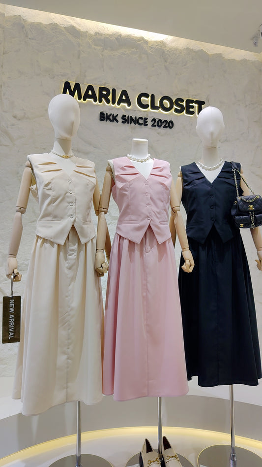 The "Pleated Shoulder" Co-ord Set