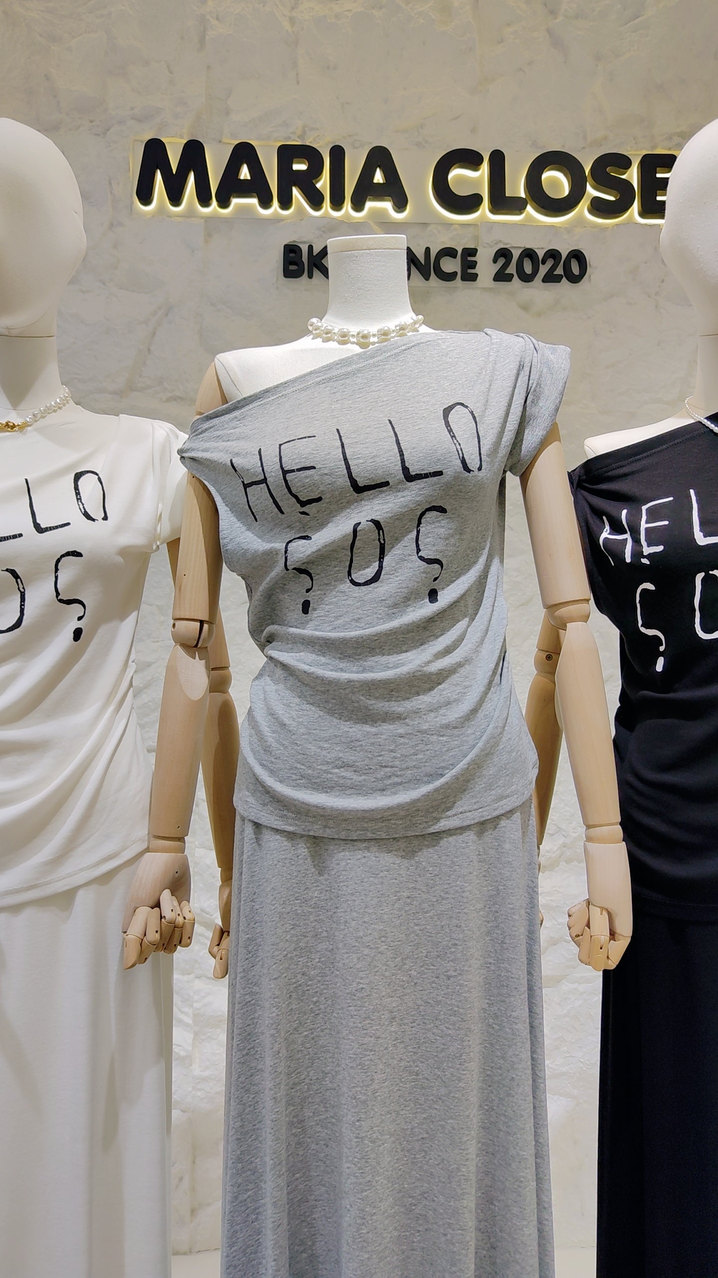 The "HELLO SOS" Graphic Top & Skirt Set