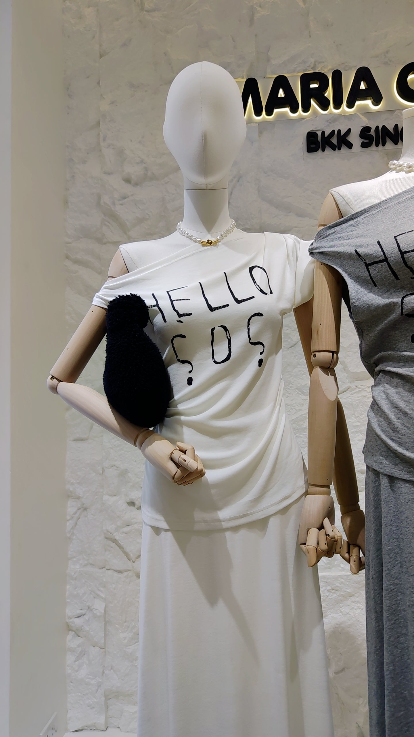 The "HELLO SOS" Graphic Top & Skirt Set
