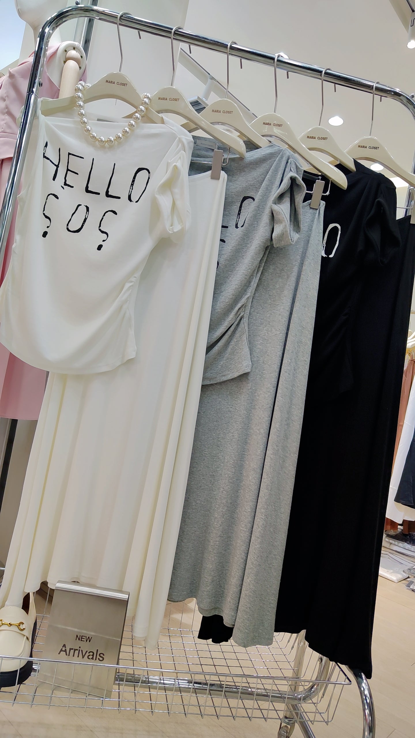 The "HELLO SOS" Graphic Top & Skirt Set