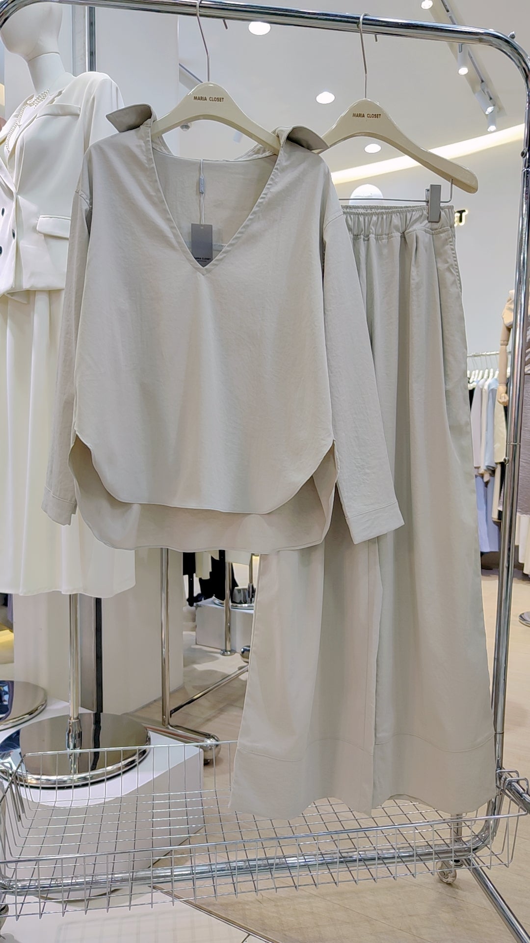 The "Timeless V-Neck" Tunic & Pants Set