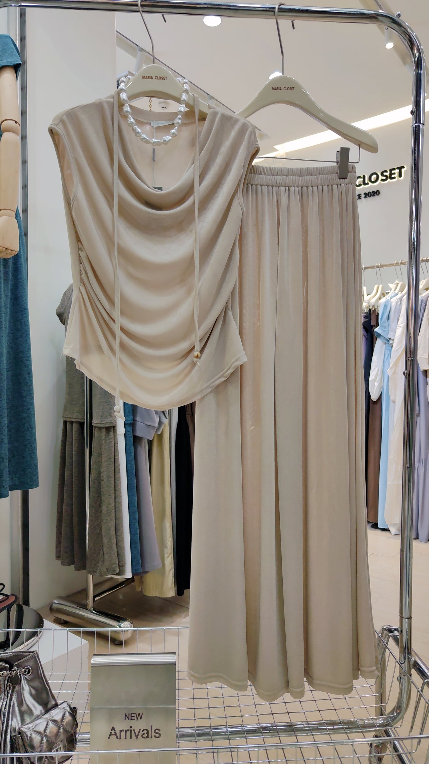 The "Convertible Drape-Neck" Set