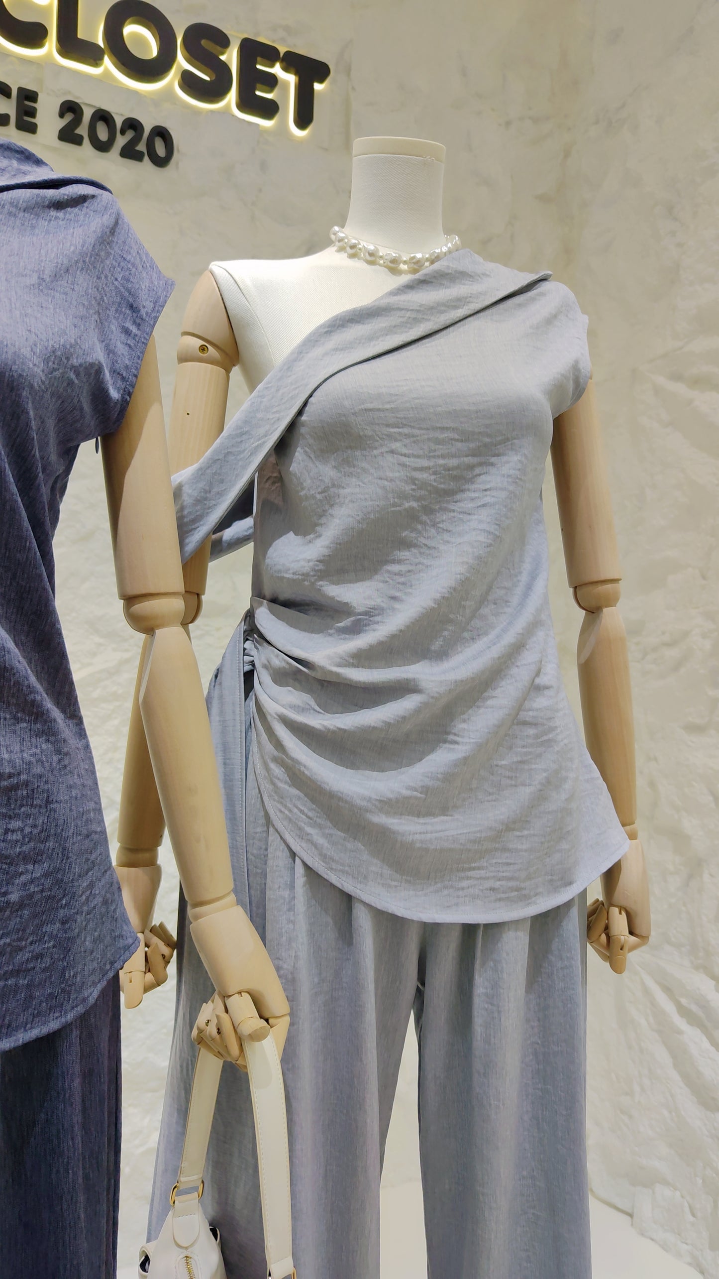 The "Helena" Asymmetrical Drape Set