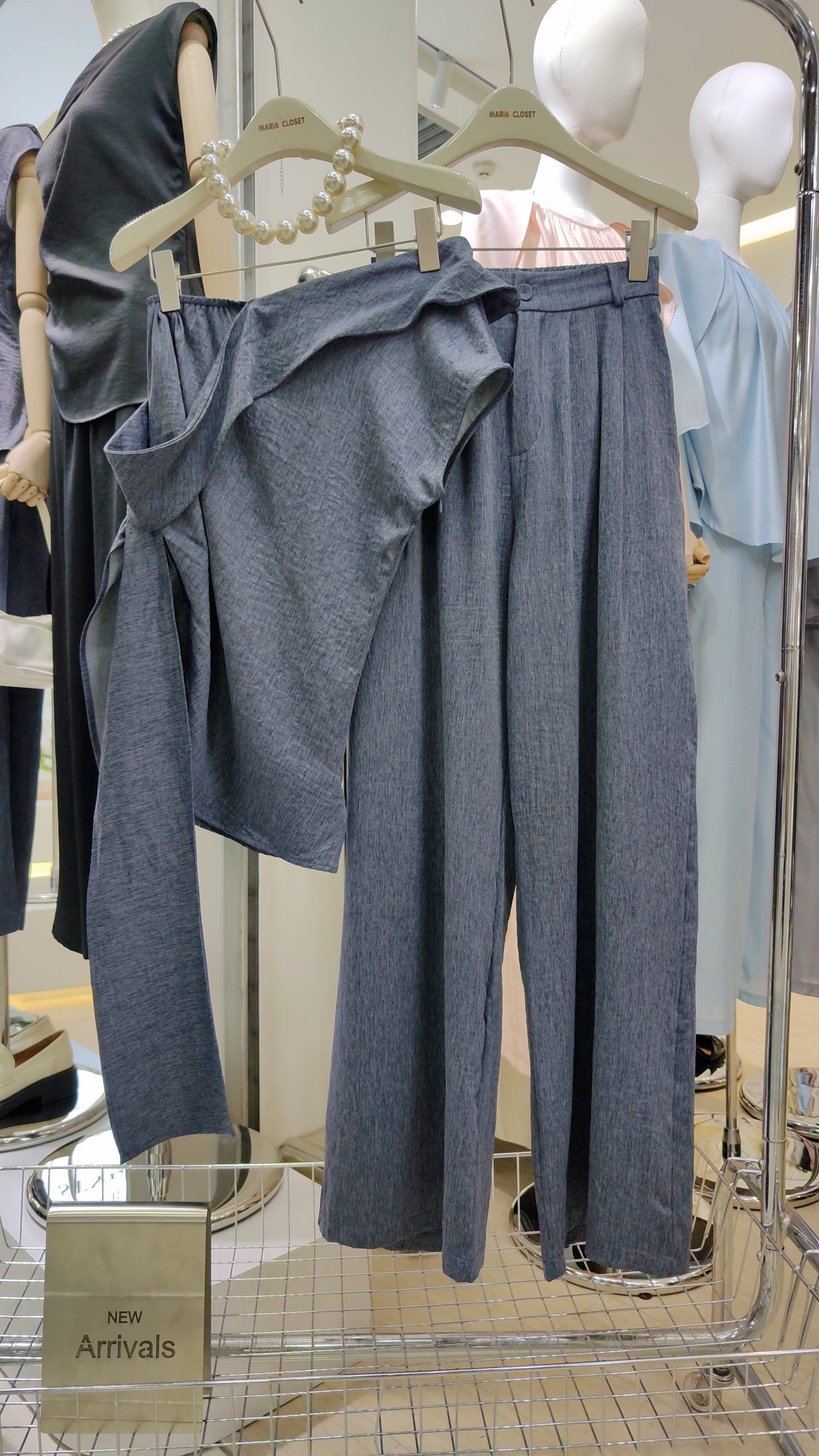 The "Helena" Asymmetrical Drape Set