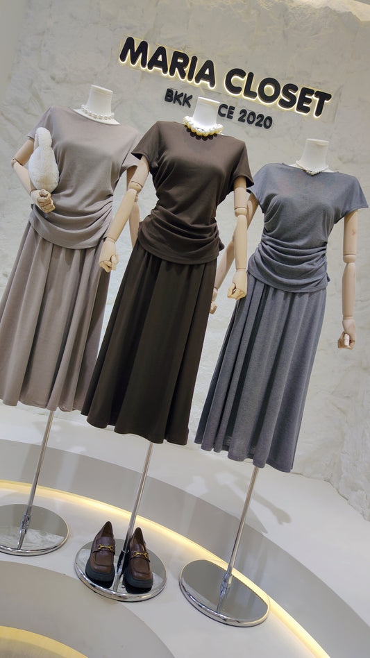 The "Verona" Wide Neck Co-ord