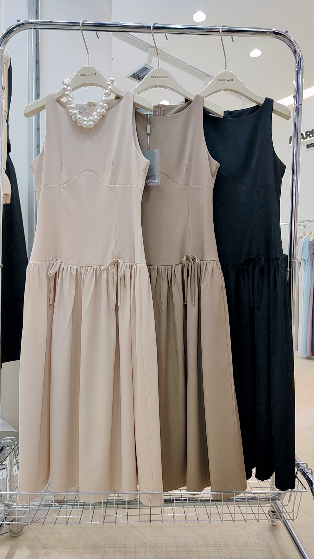 The "Little Waist Knot" Sleeveless Dress