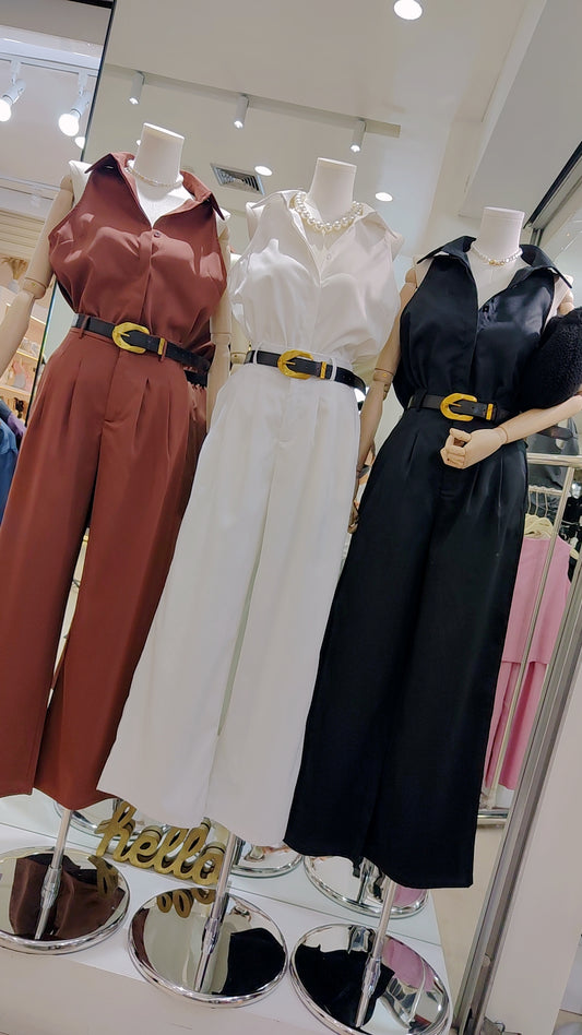 The "City Classic" Belted Co-ord Set: