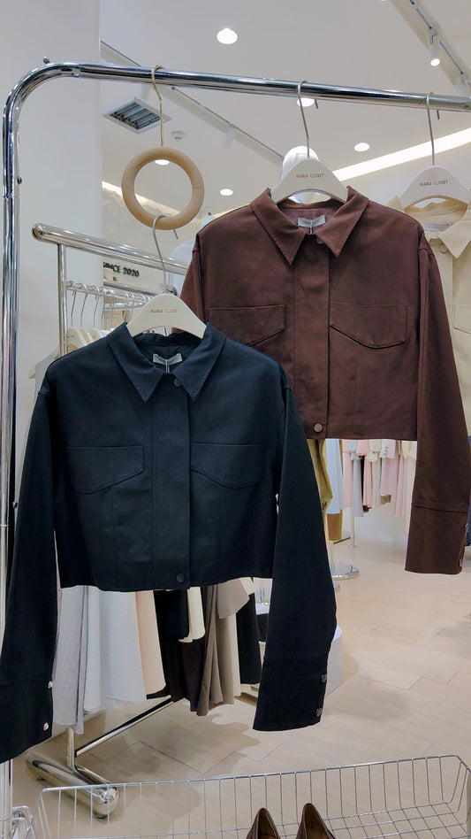 The "Minimalist" Cropped Denim Jacket