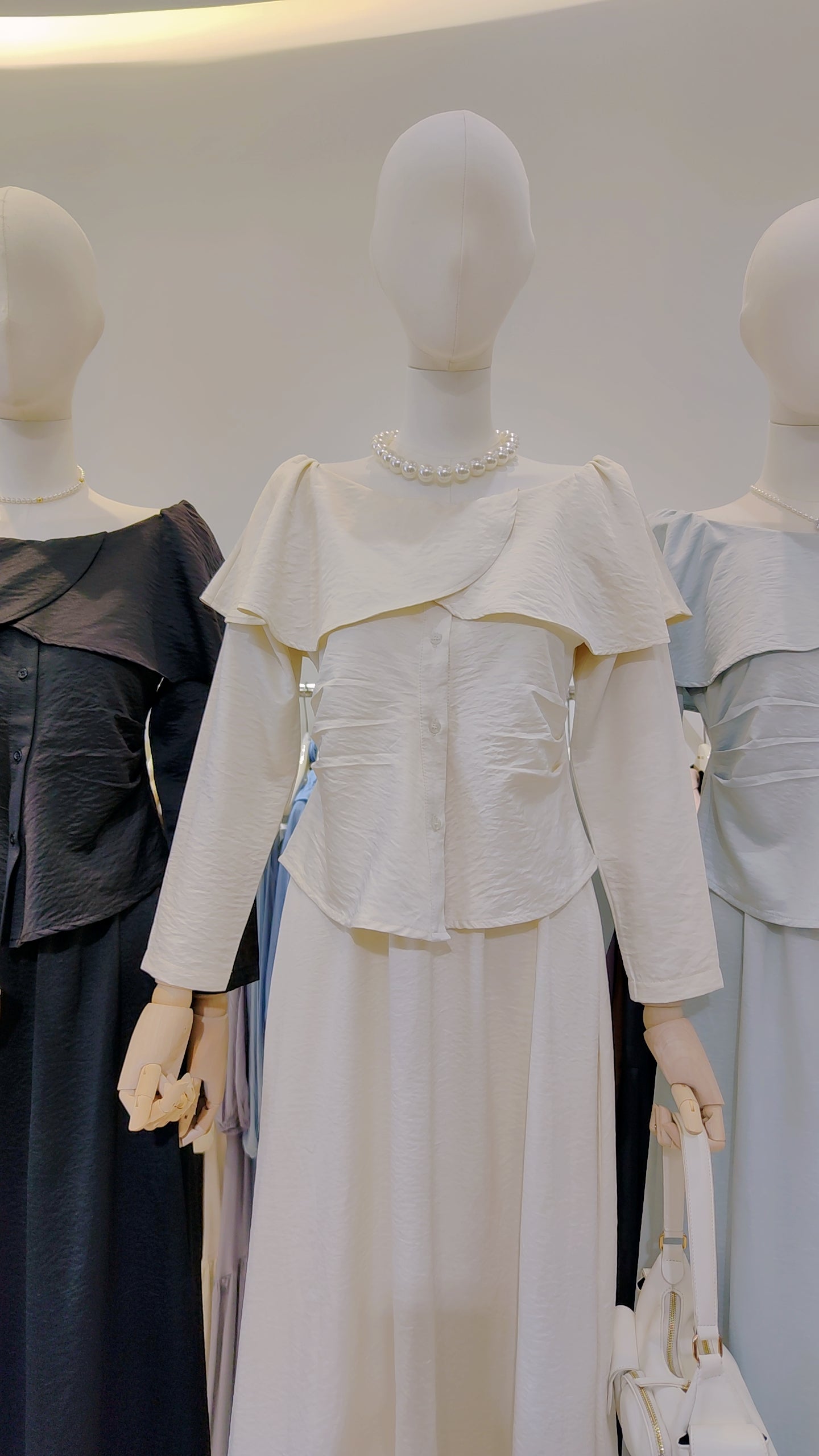 Maria's "Overlap Shoulder" Co-ord Set