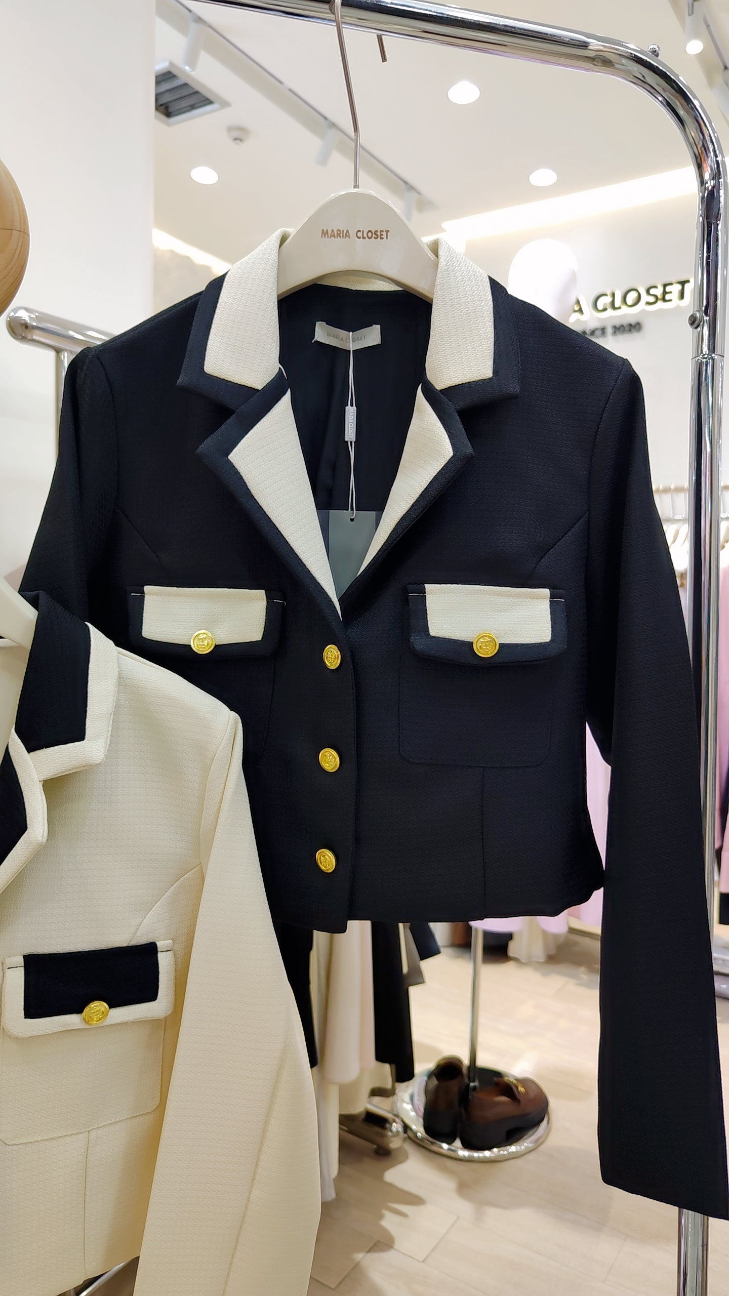 The "Two-Tone" Maria Blazer