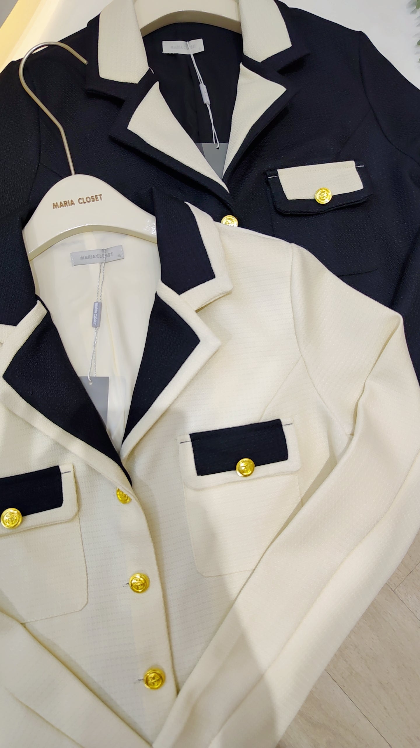 The "Two-Tone" Maria Blazer