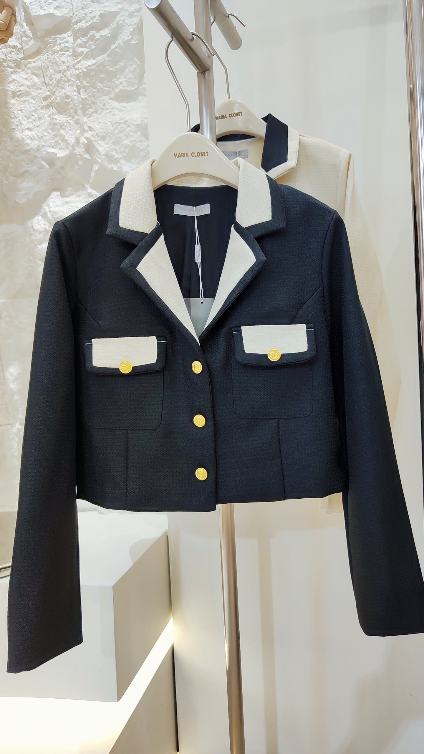 The "Two-Tone" Maria Blazer