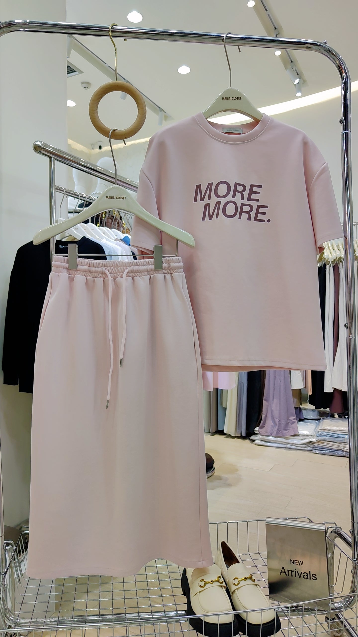 The "More More" Graphic Tee & Skirt Set