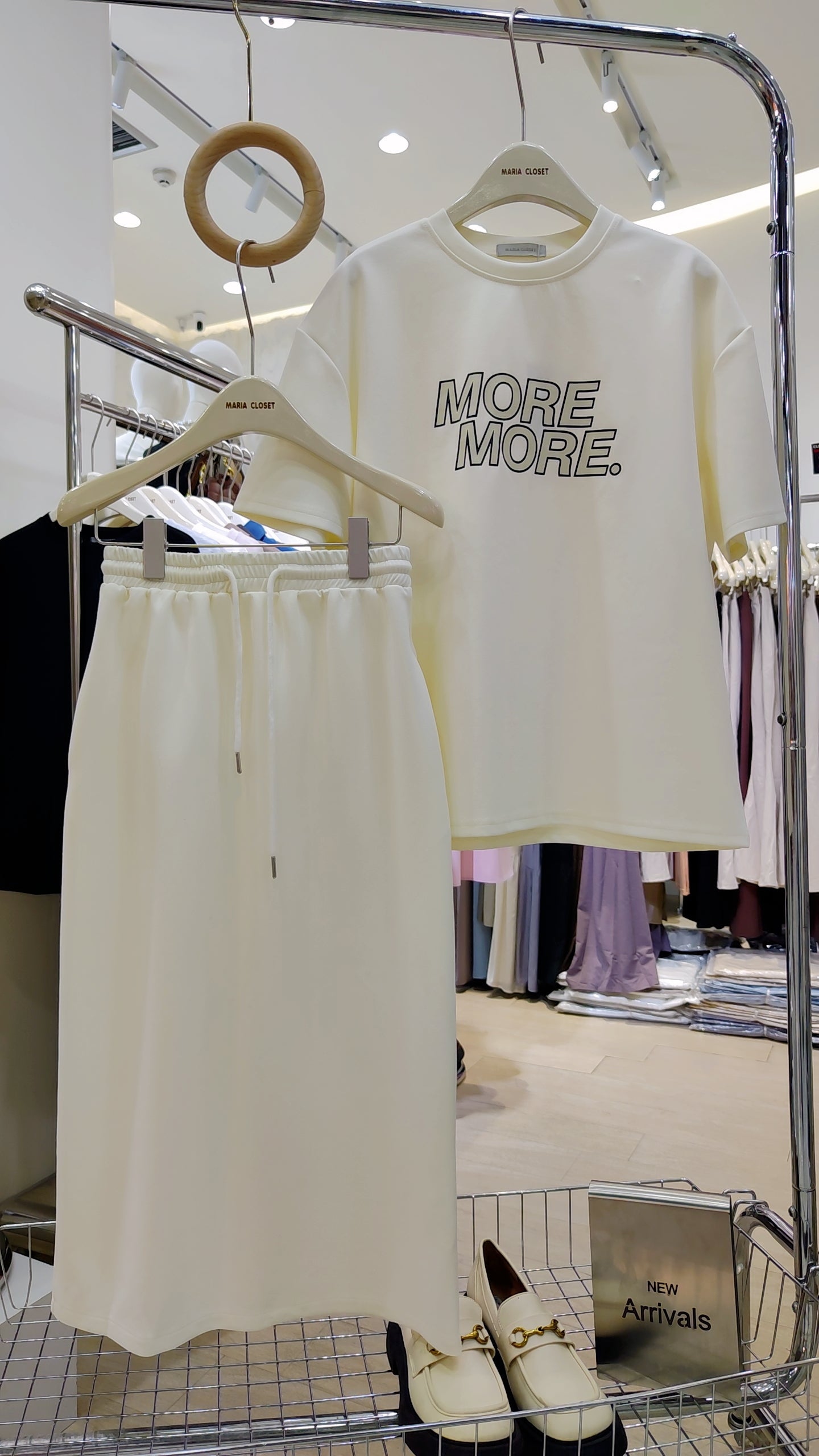 The "More More" Graphic Tee & Skirt Set