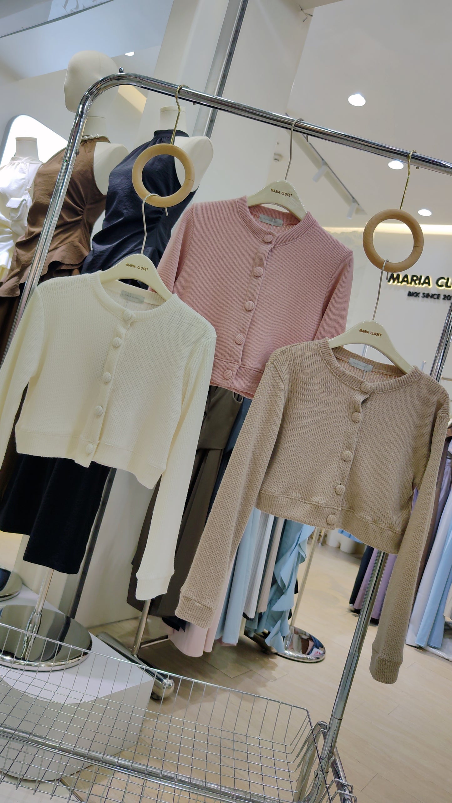 The "Café" Cropped Cardigan