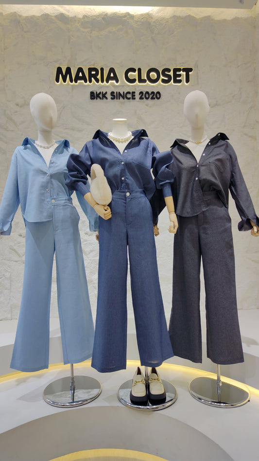 The "Brooklyn" Chambray Set