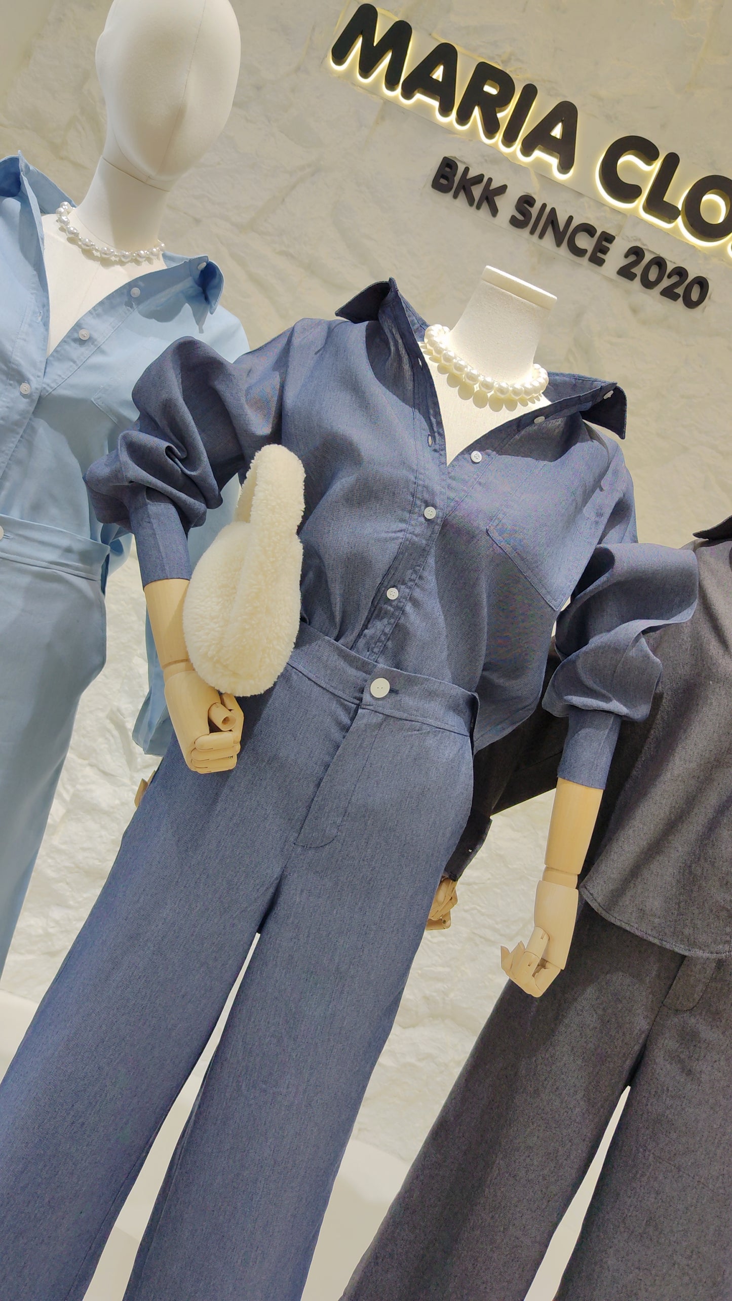 The "Brooklyn" Chambray Set