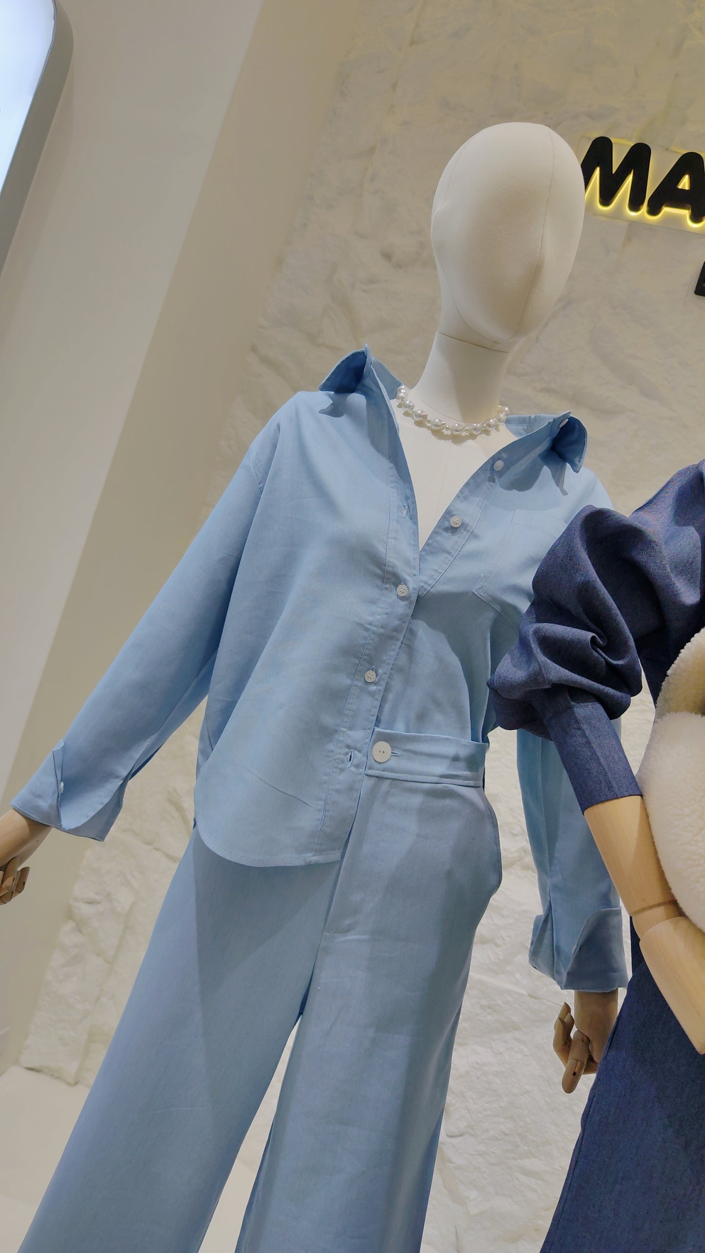 The "Brooklyn" Chambray Set