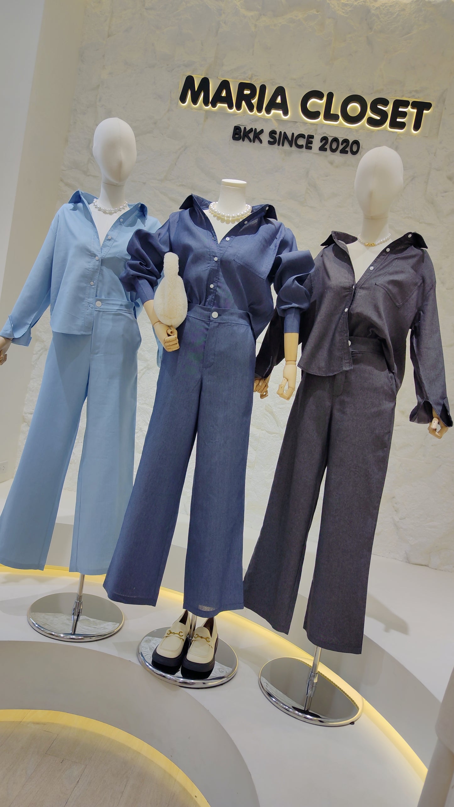 The "Brooklyn" Chambray Set