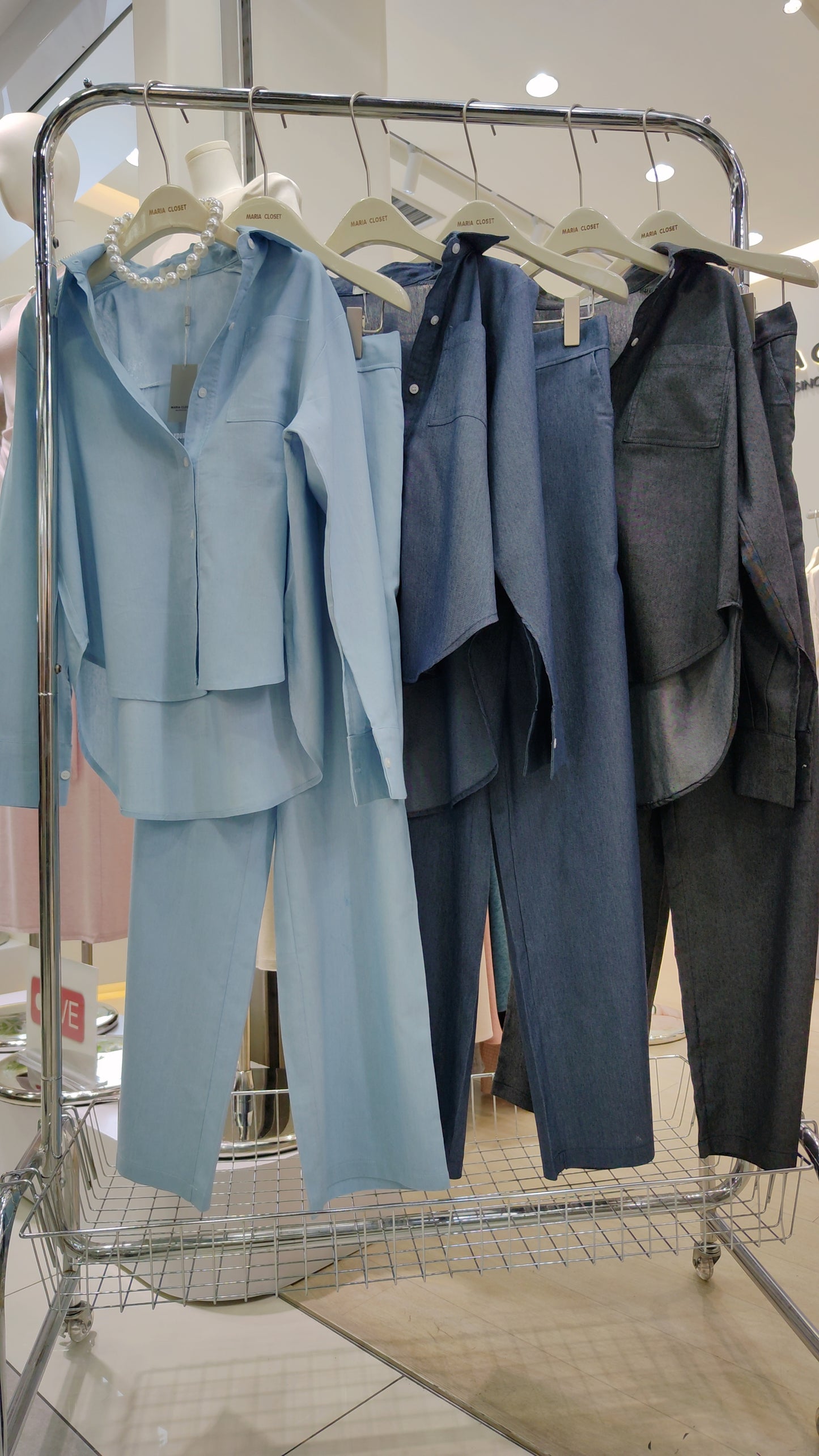 The "Brooklyn" Chambray Set