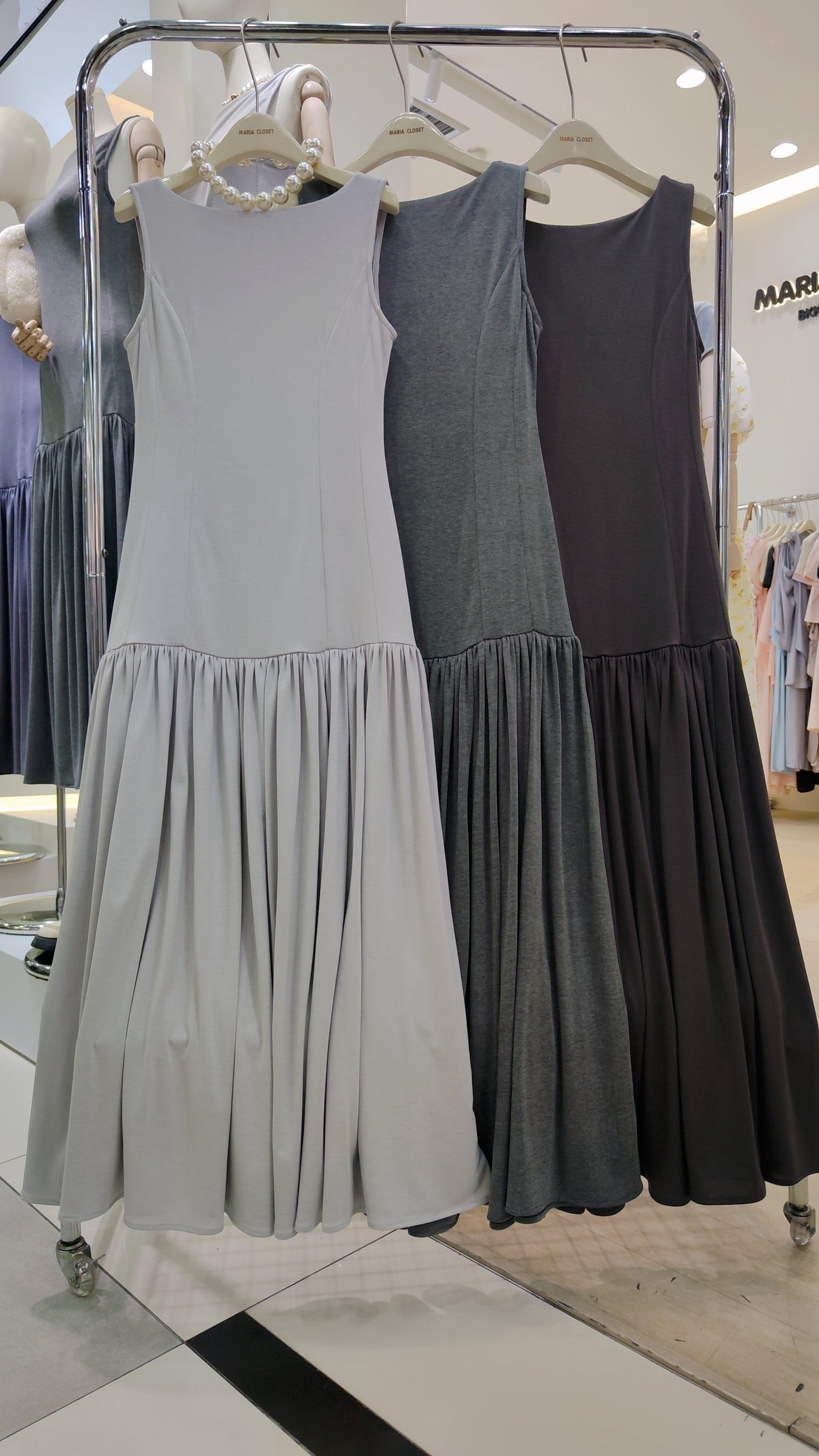 The "Verona" V-Back Dress