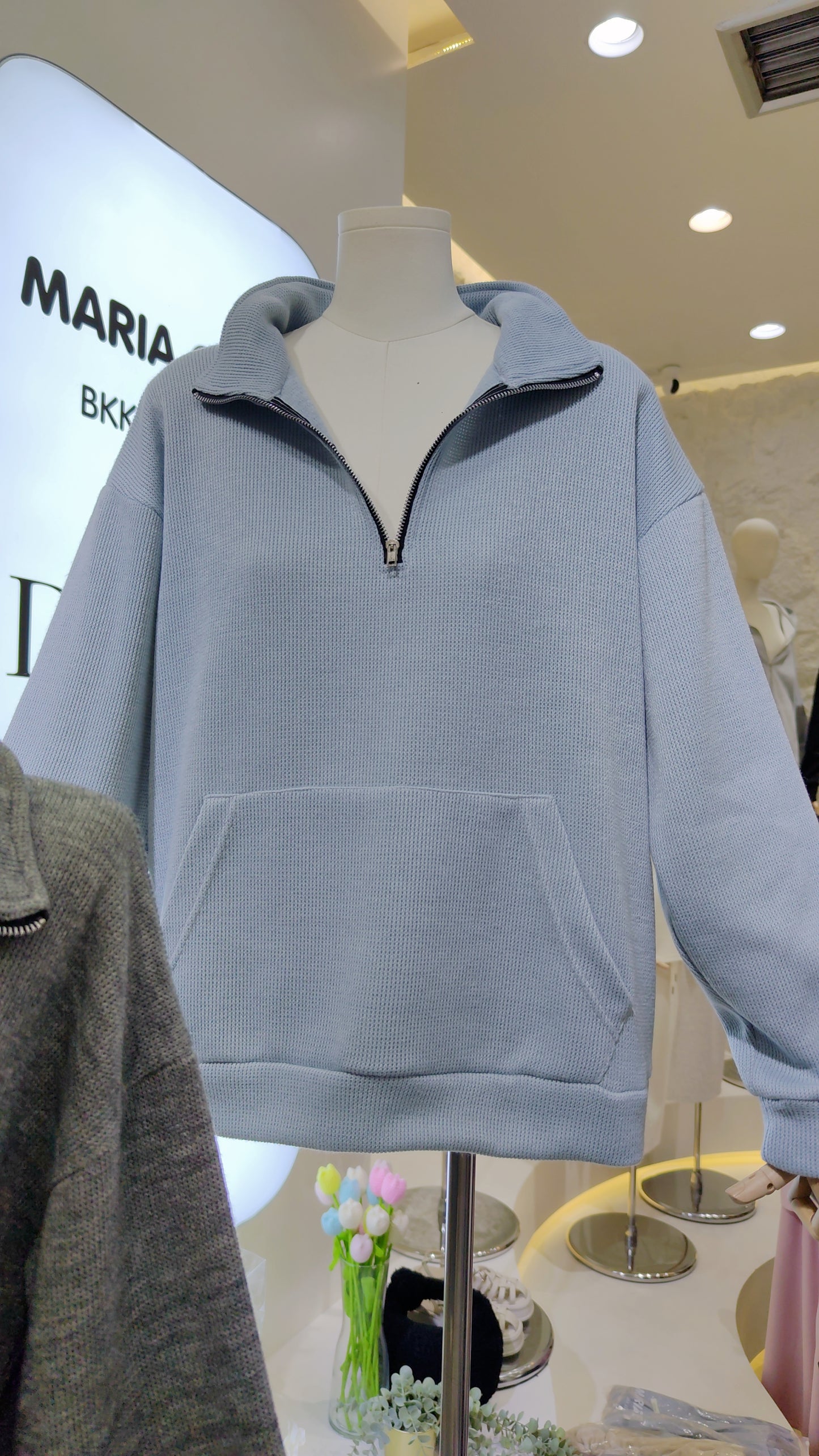 The "Aspen" Ribbed-Knit Pullover