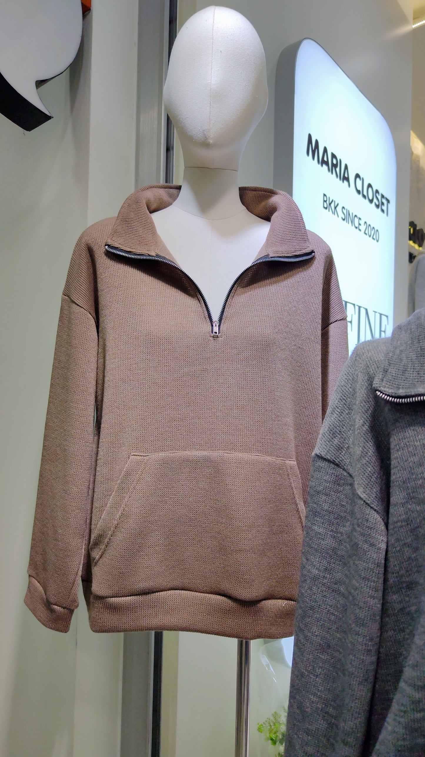 The "Aspen" Ribbed-Knit Pullover