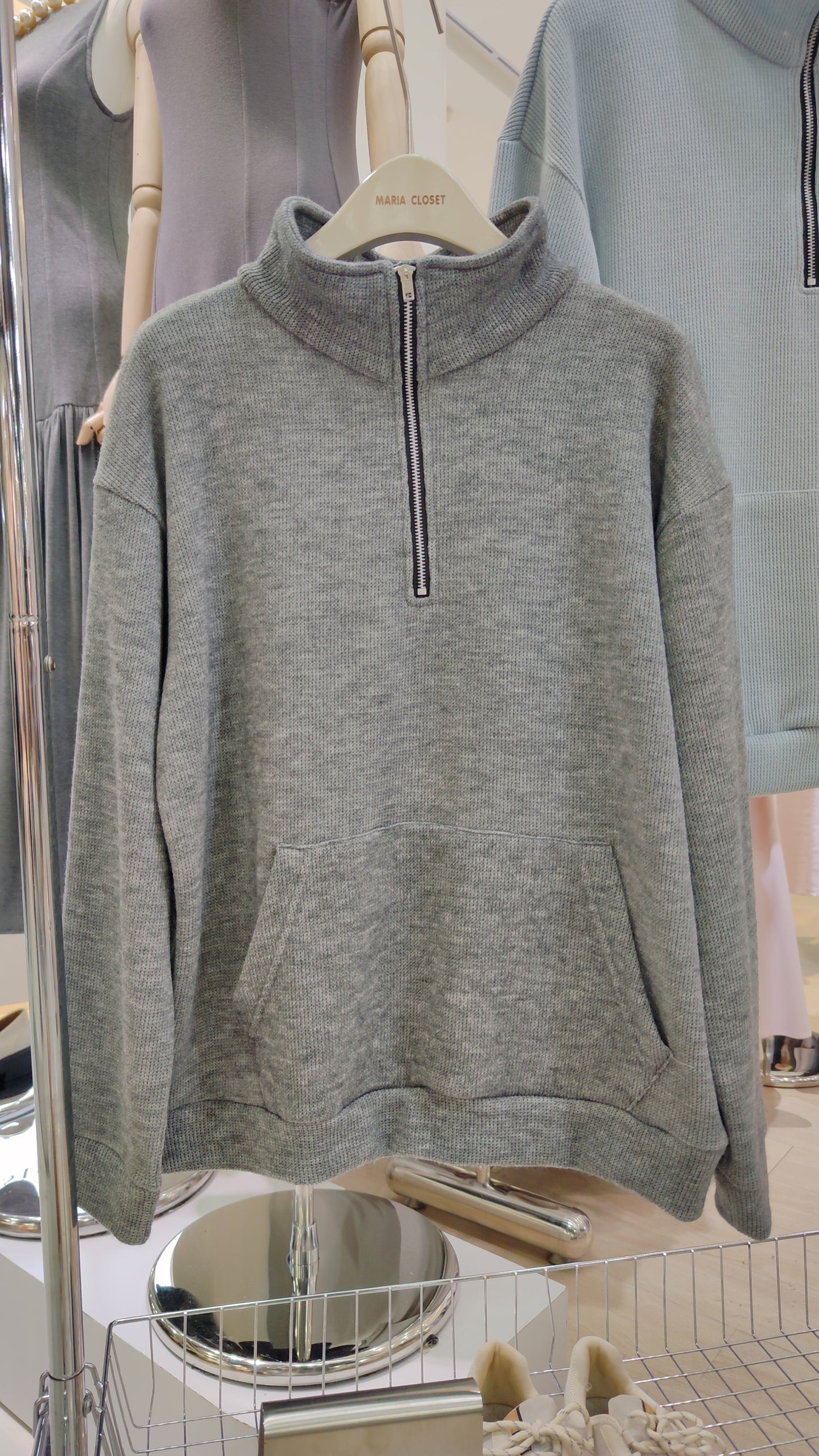 The "Aspen" Ribbed-Knit Pullover