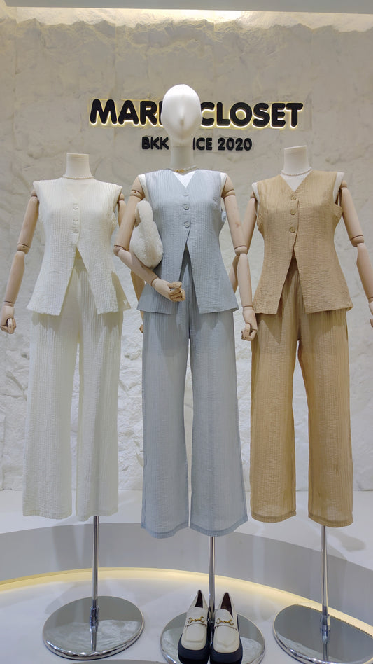 The "Plissé" Textured Set