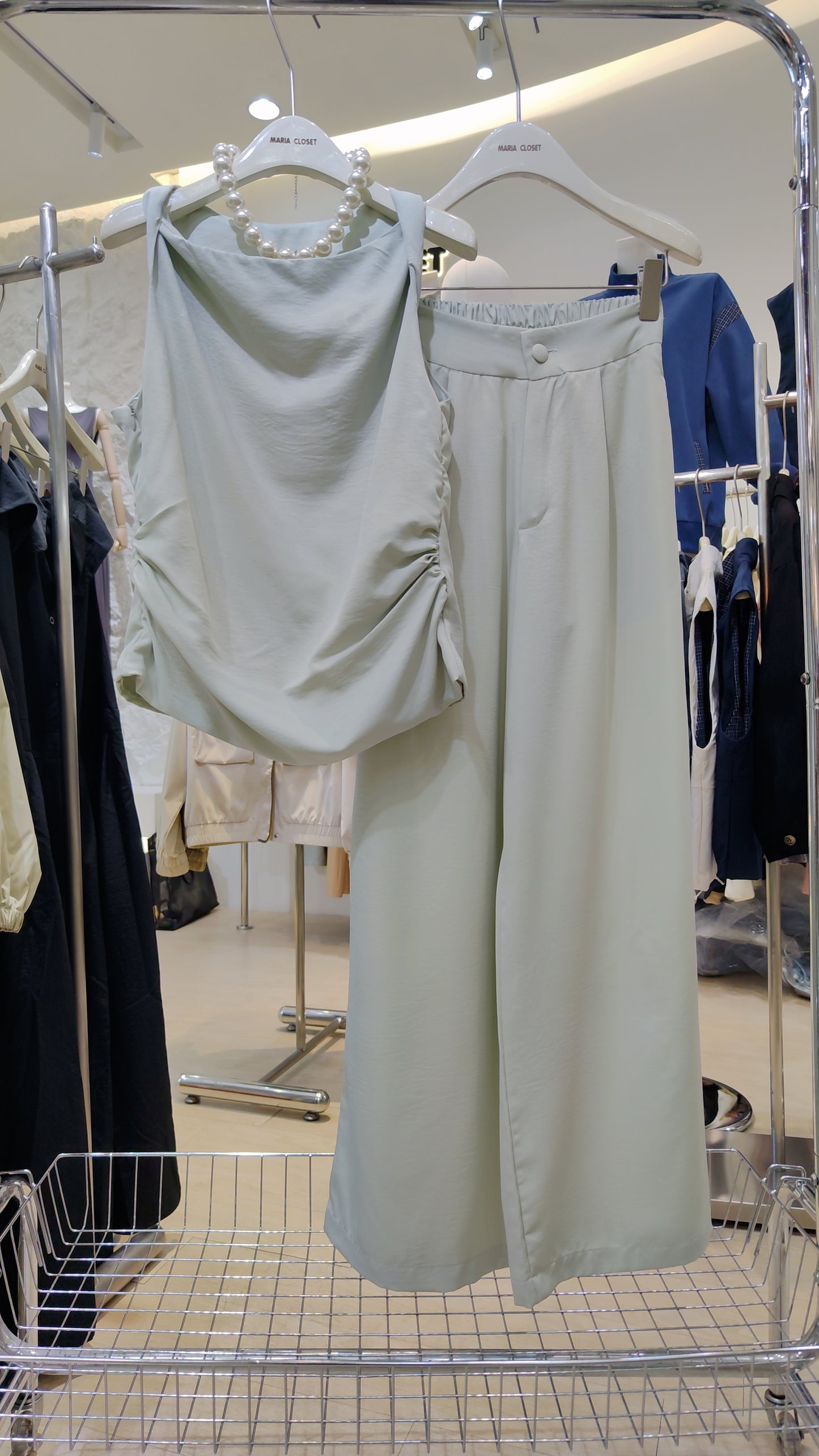 The "Calla" Cowl Neck Set