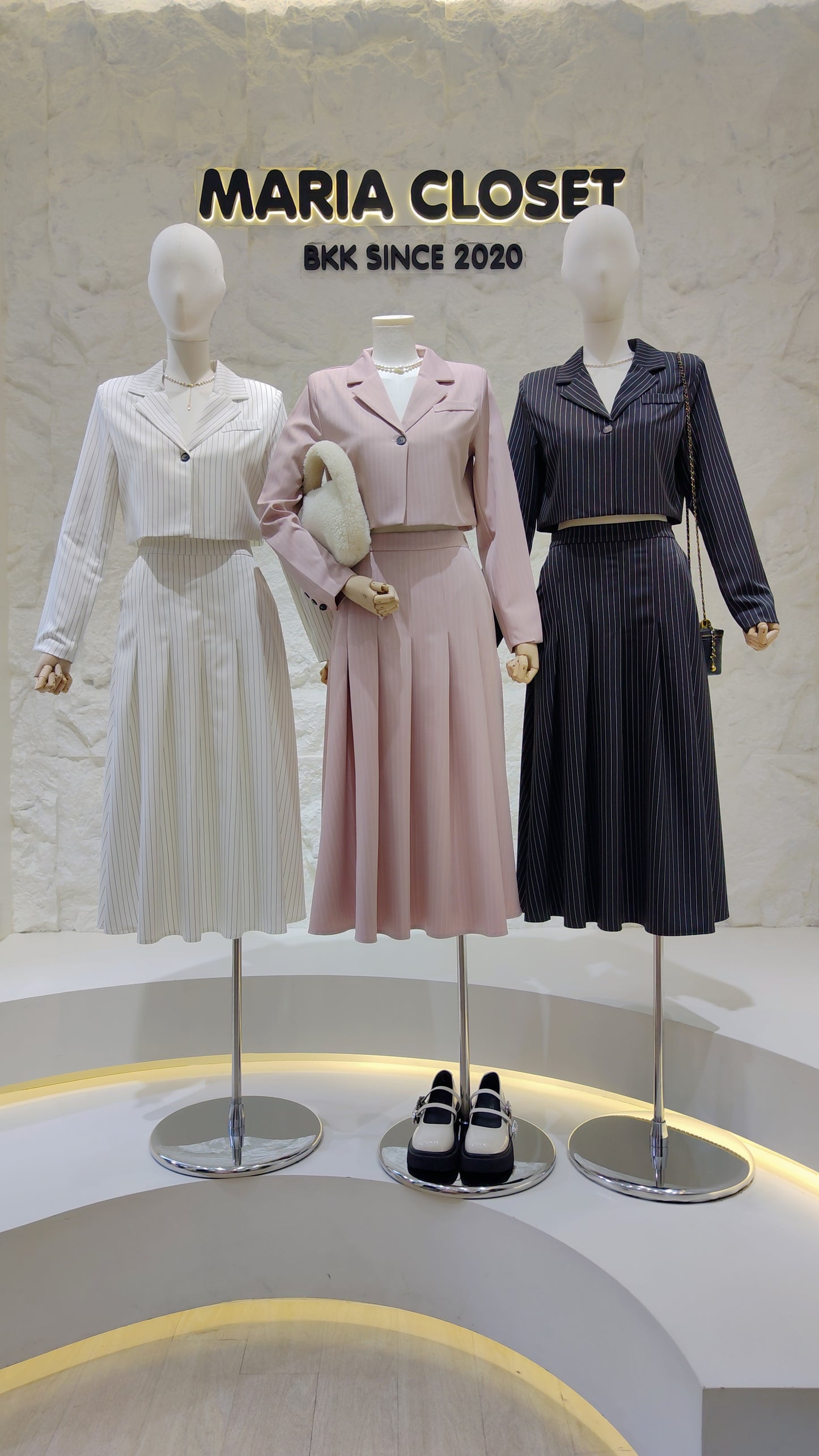 The "Debutante" Pleated Skirt Set