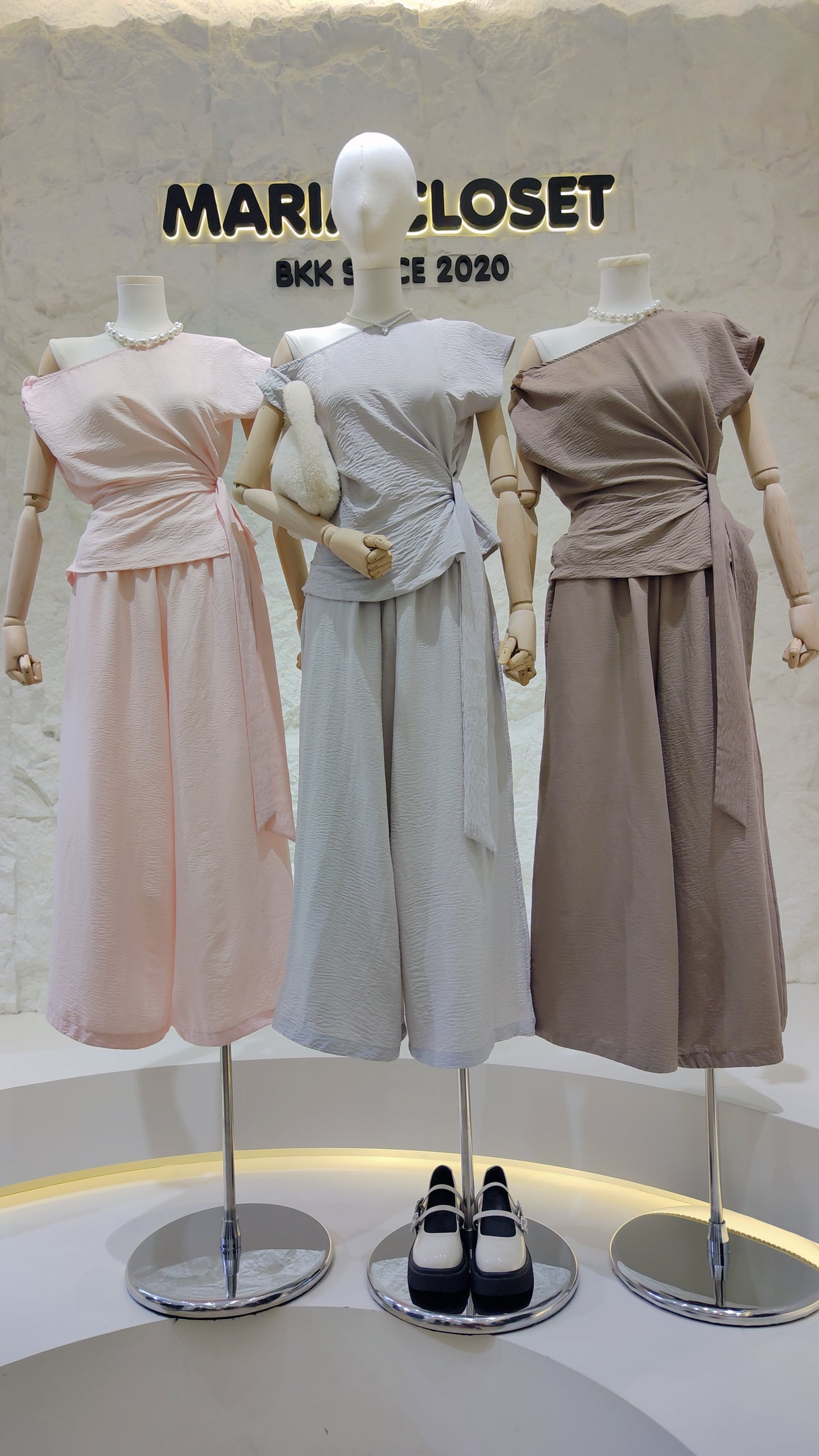 The "Diana" Draped Tie Set