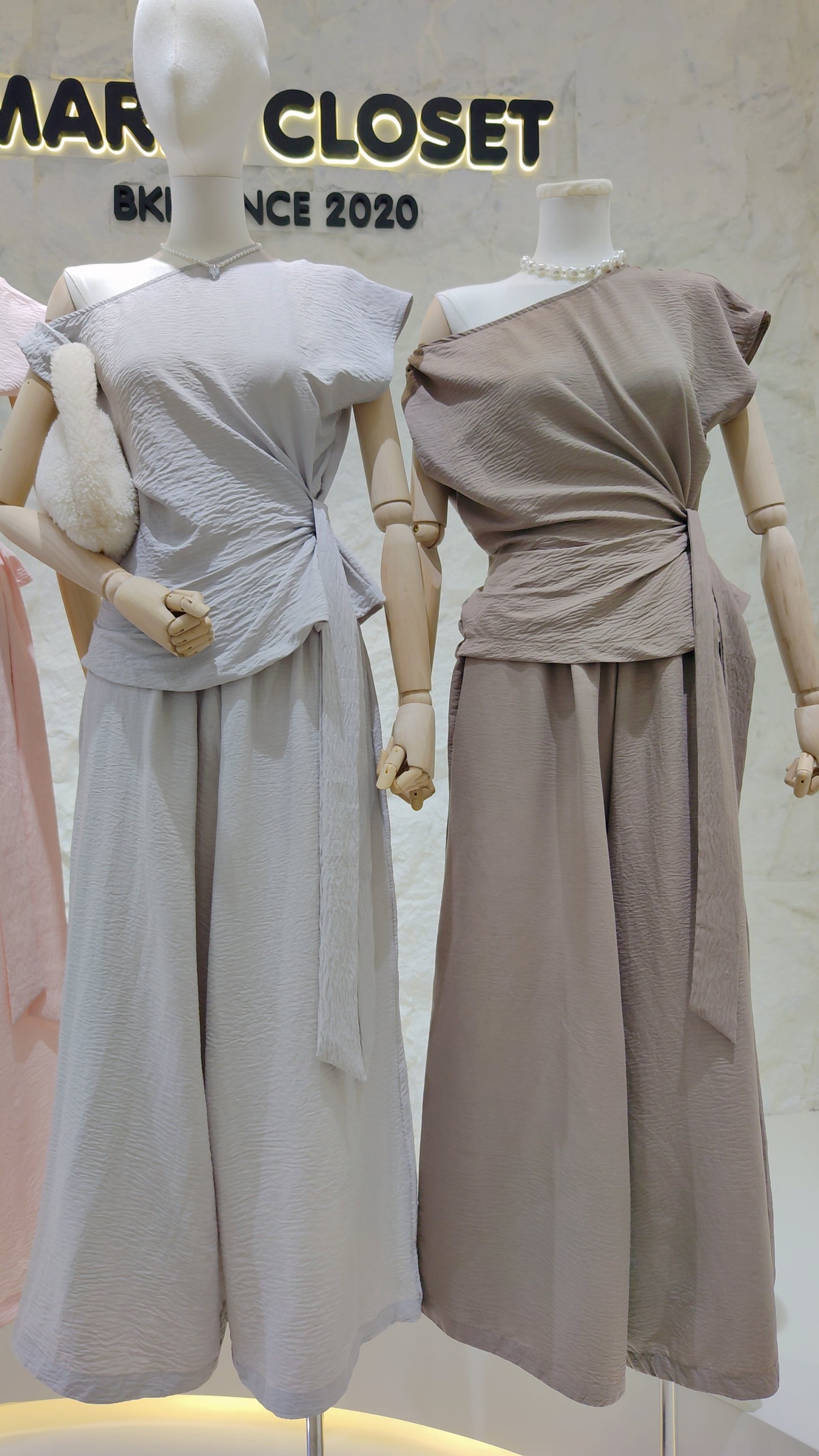 The "Diana" Draped Tie Set