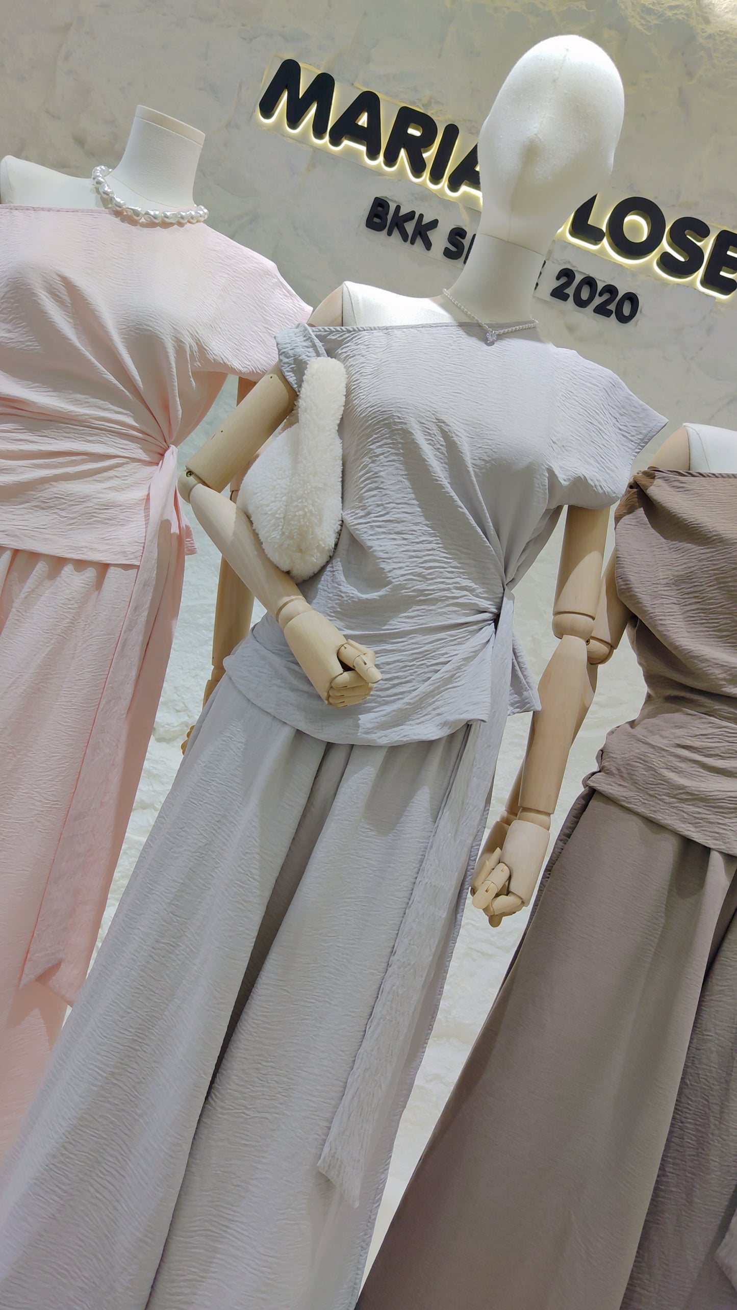 The "Diana" Draped Tie Set