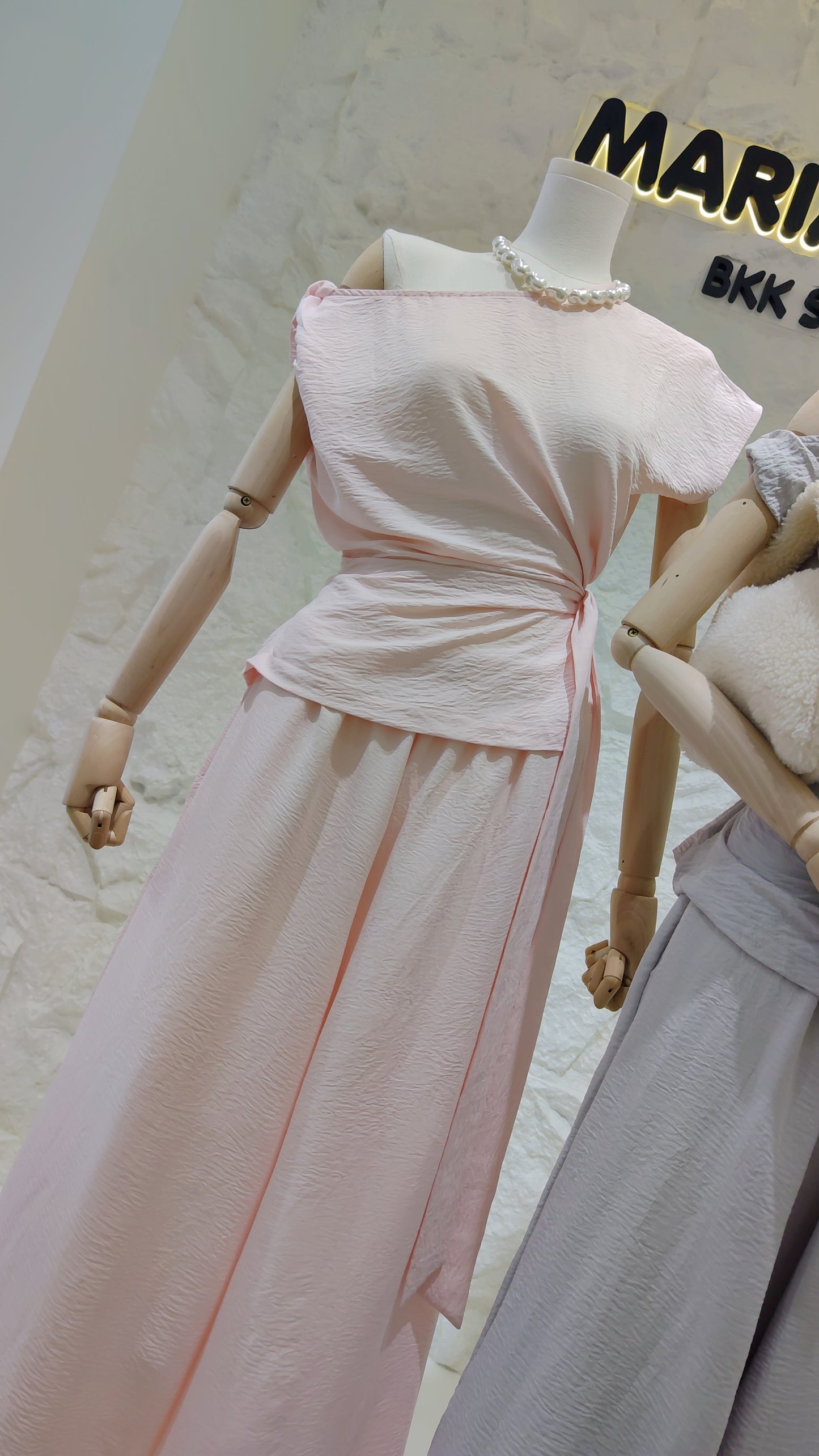 The "Diana" Draped Tie Set