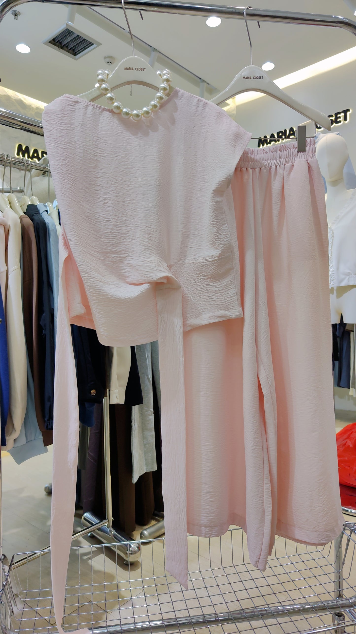 The "Diana" Draped Tie Set