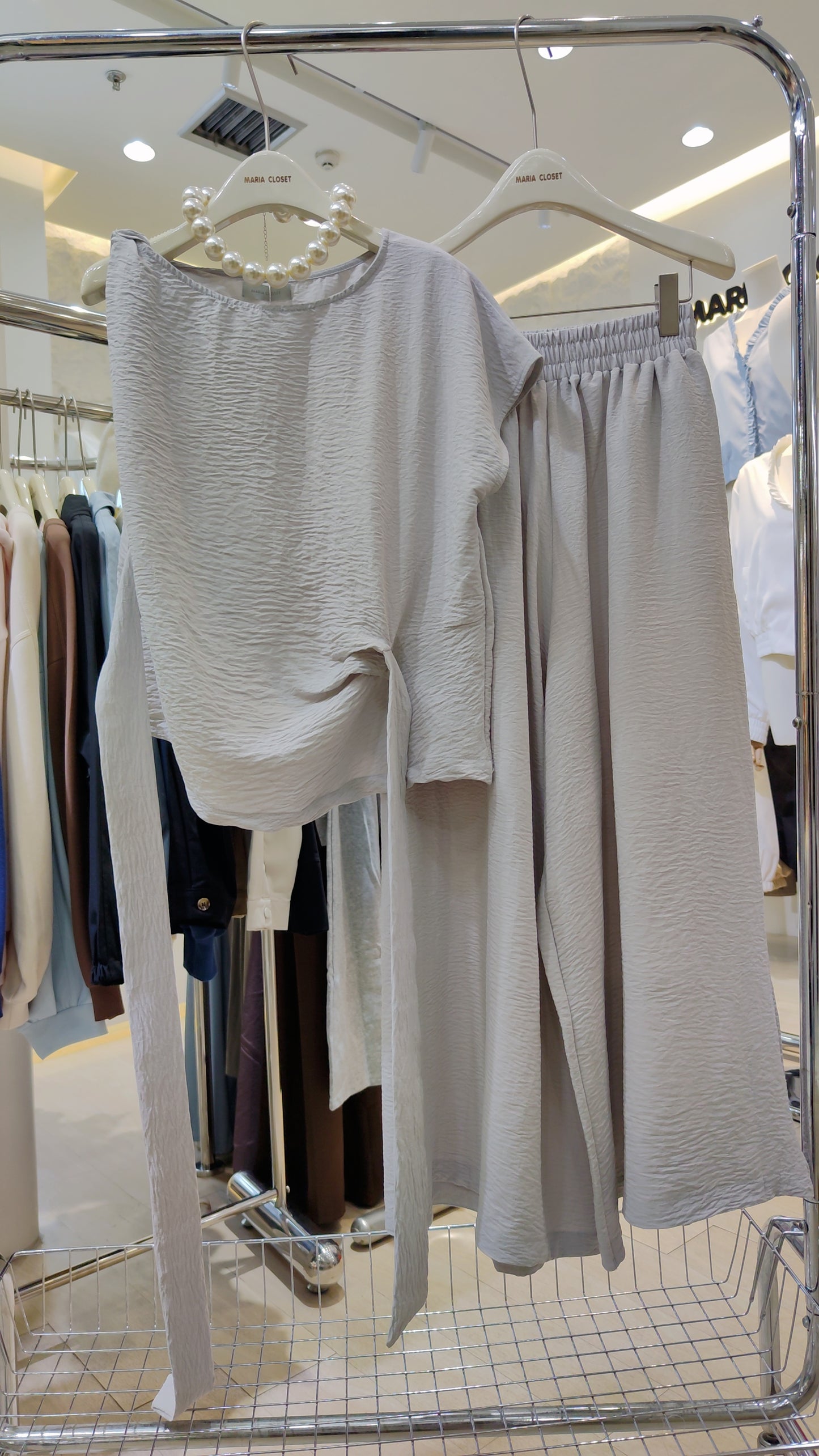 The "Diana" Draped Tie Set