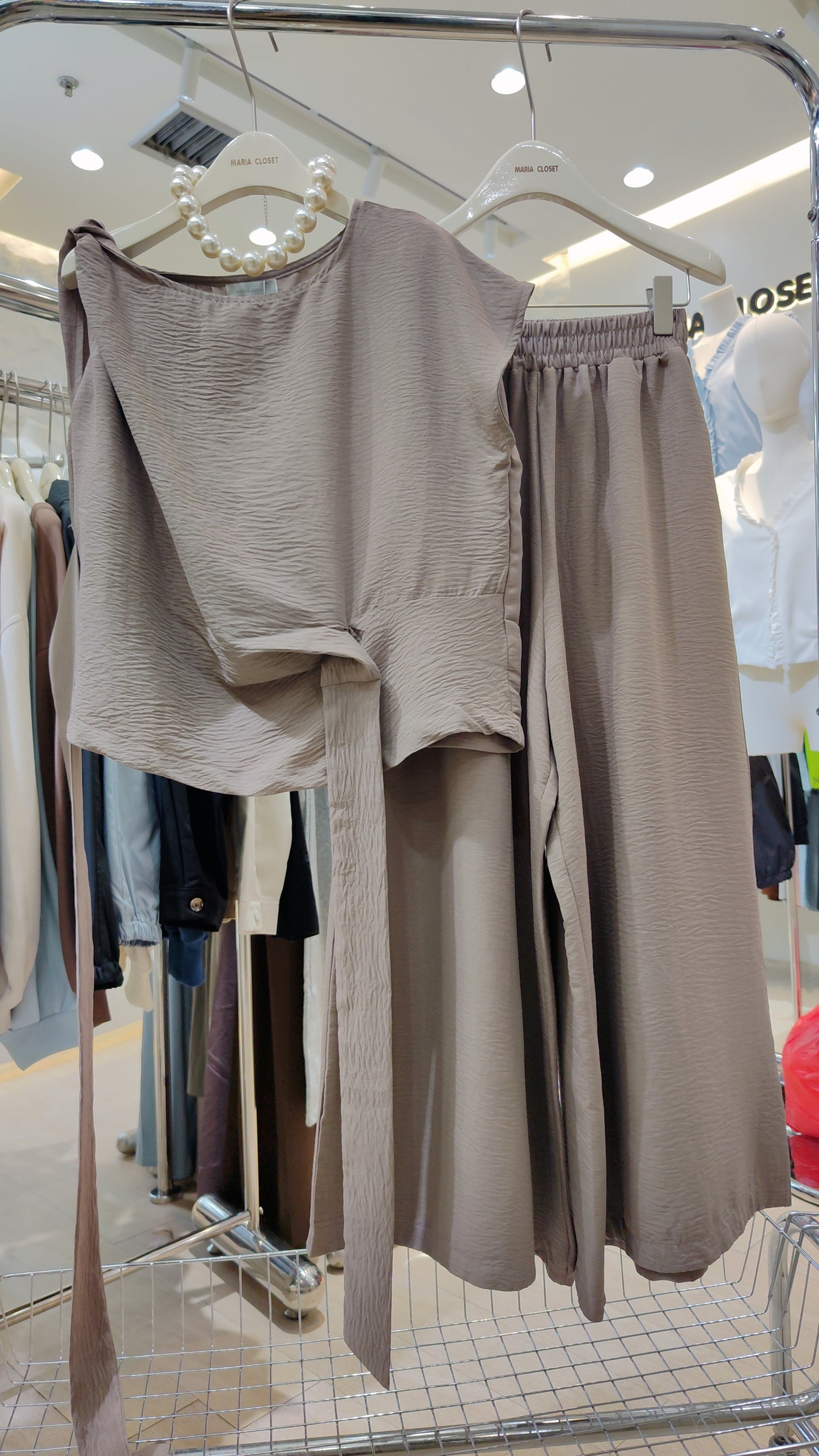 The "Diana" Draped Tie Set