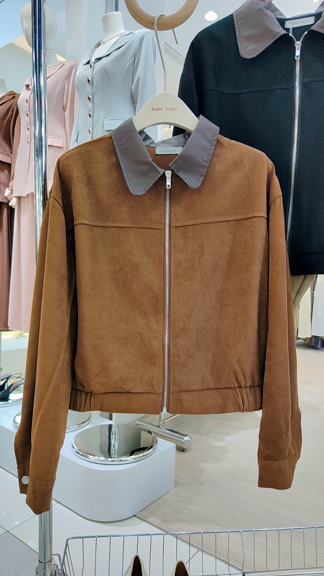 The "Luxe Suede" Zip-Up Jacket