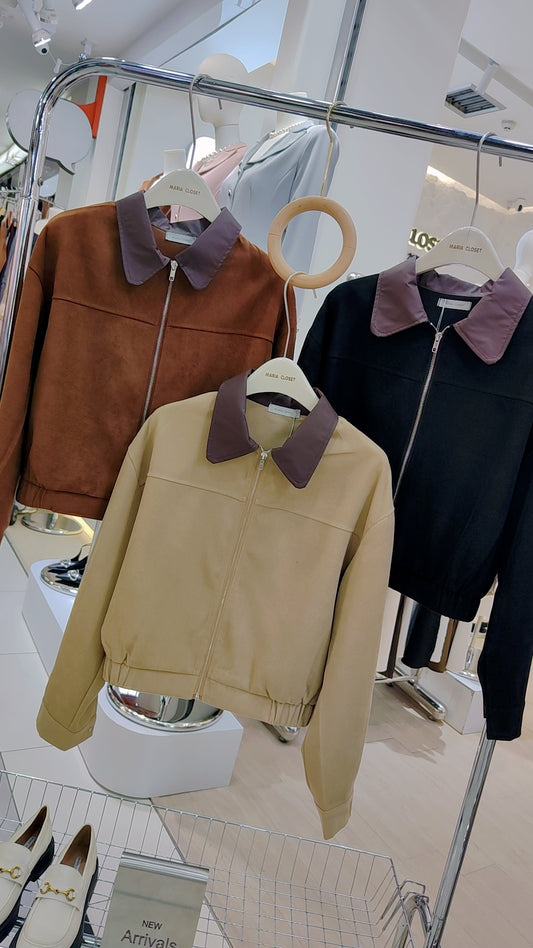 The "Luxe Suede" Zip-Up Jacket