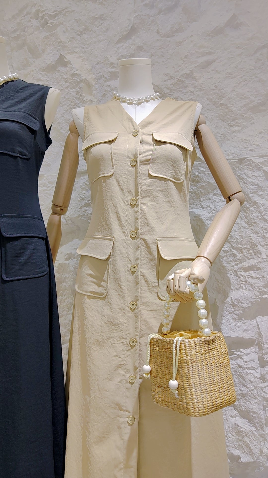 Maria's "Four-Pocket" Utility Shirt Dress