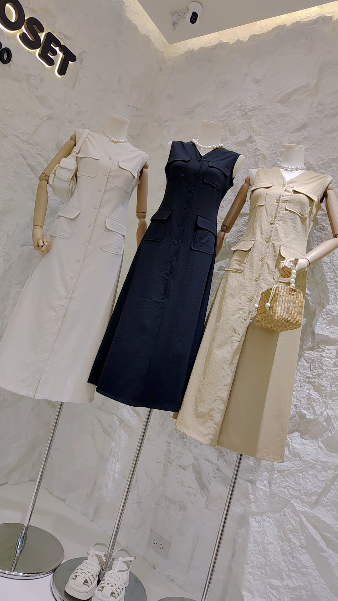 Maria's "Four-Pocket" Utility Shirt Dress