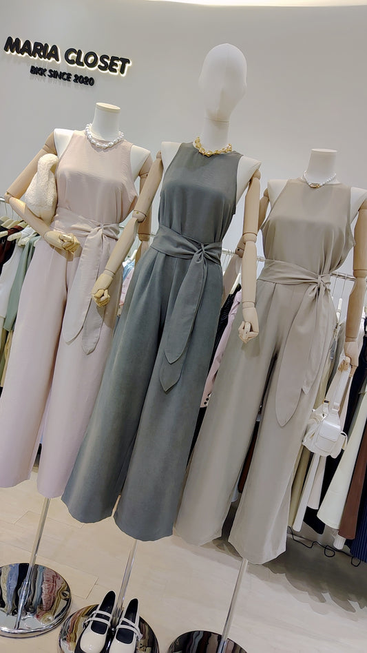 Maria's "Sleeveless Tie-Waist" Set