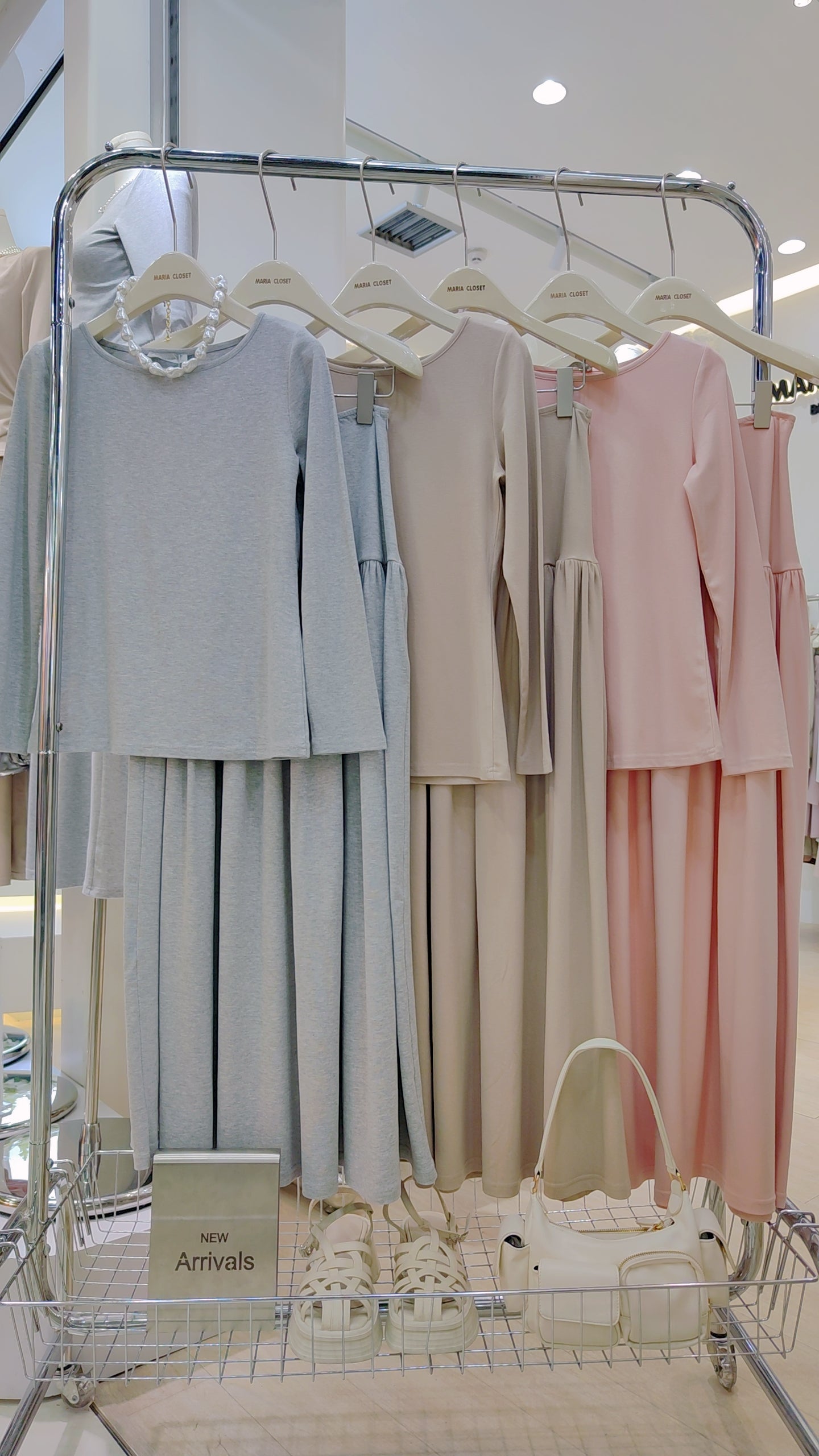 The "Flowy Knit Skirt" Two-Piece Set: