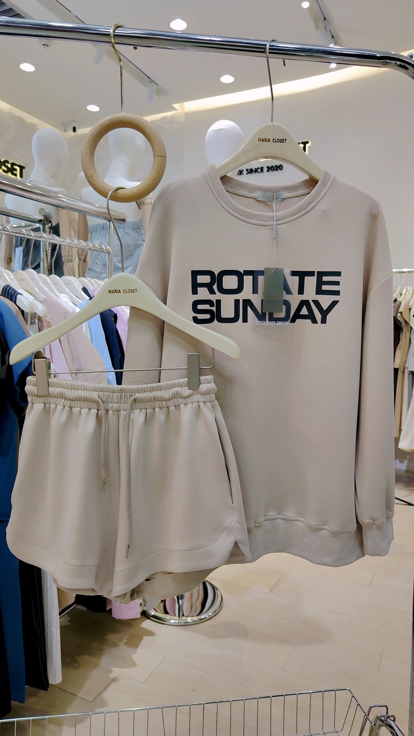 The "ROTATE SUNDAY" Graphic Tee & Shorts Set