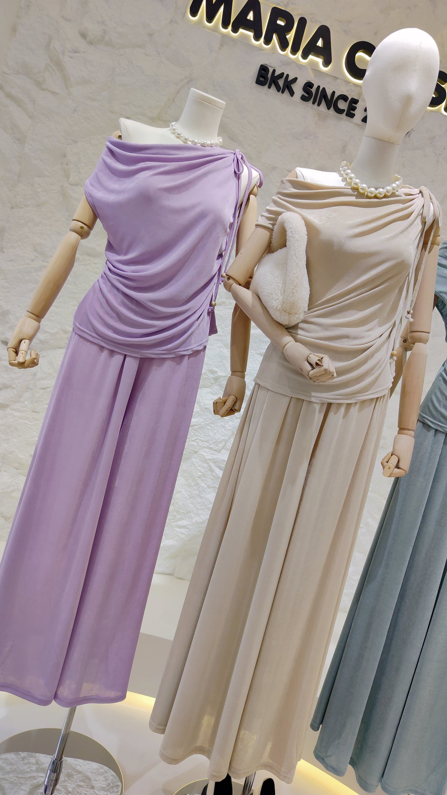 The "Convertible Drape-Neck" Set