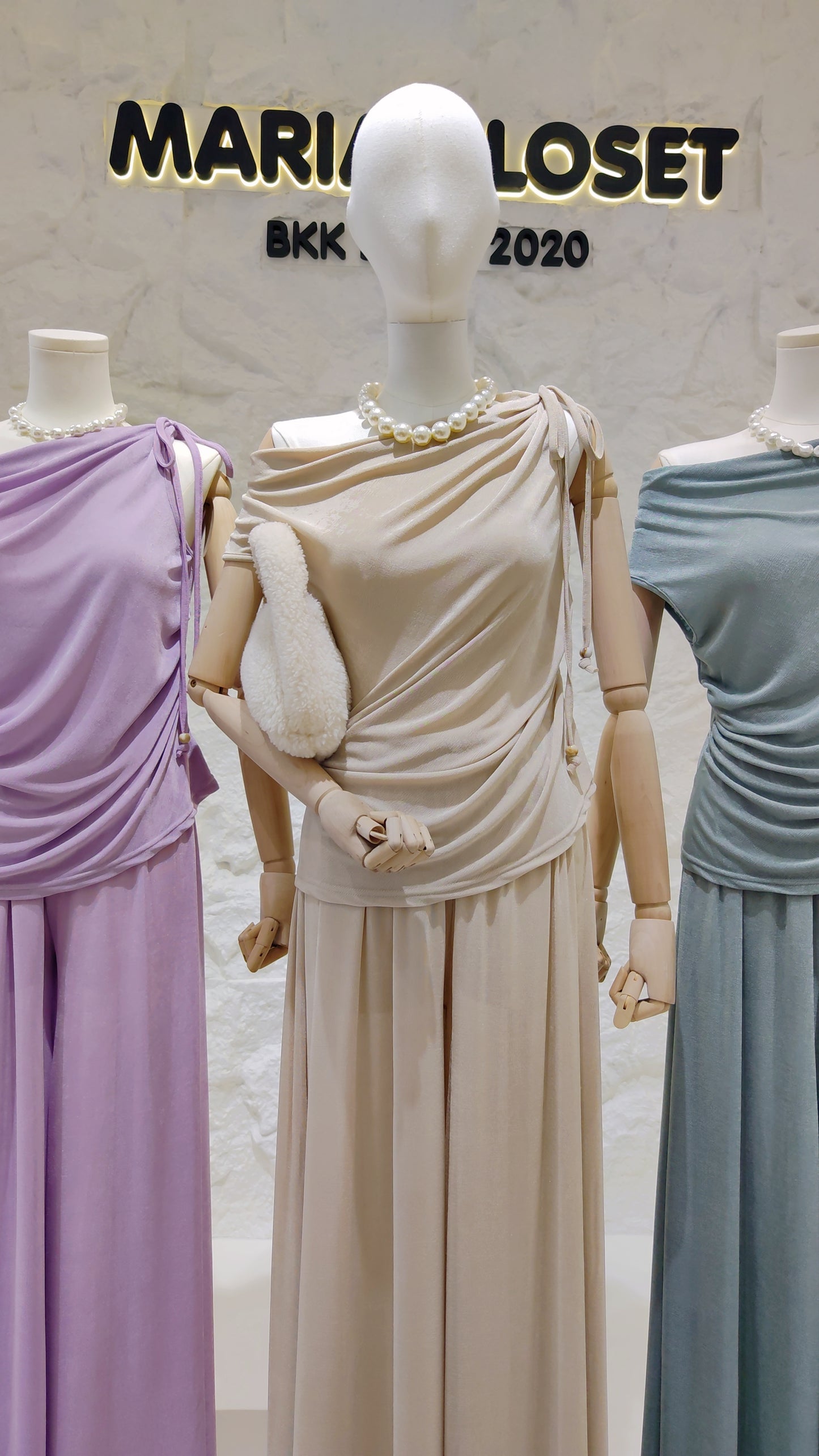 The "Convertible Drape-Neck" Set