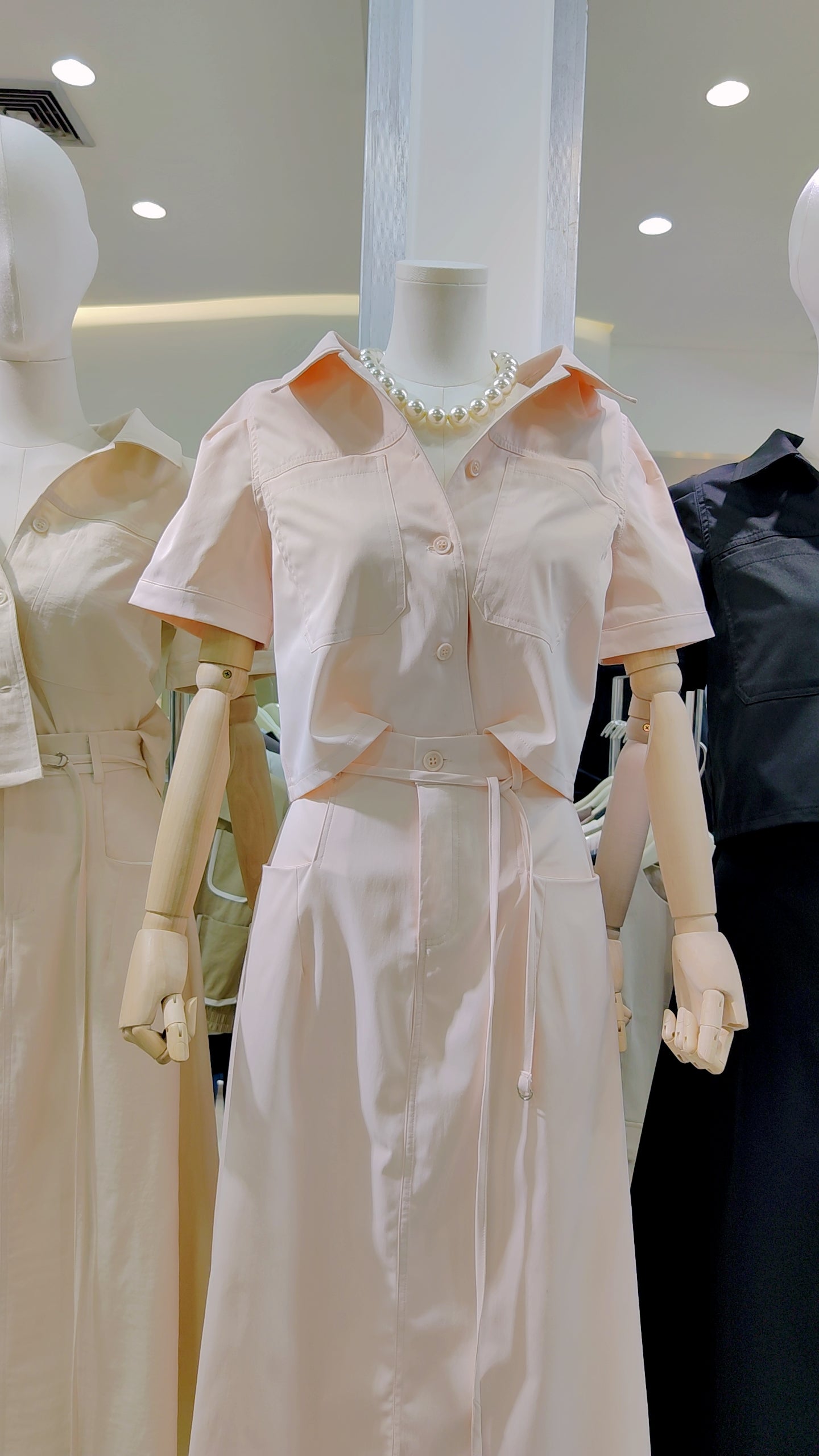 The "City Essential" Shirt & Skirt Set